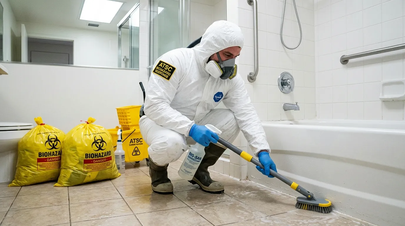 Decontamination equipment deployed for Blood Cleanup in East Falls